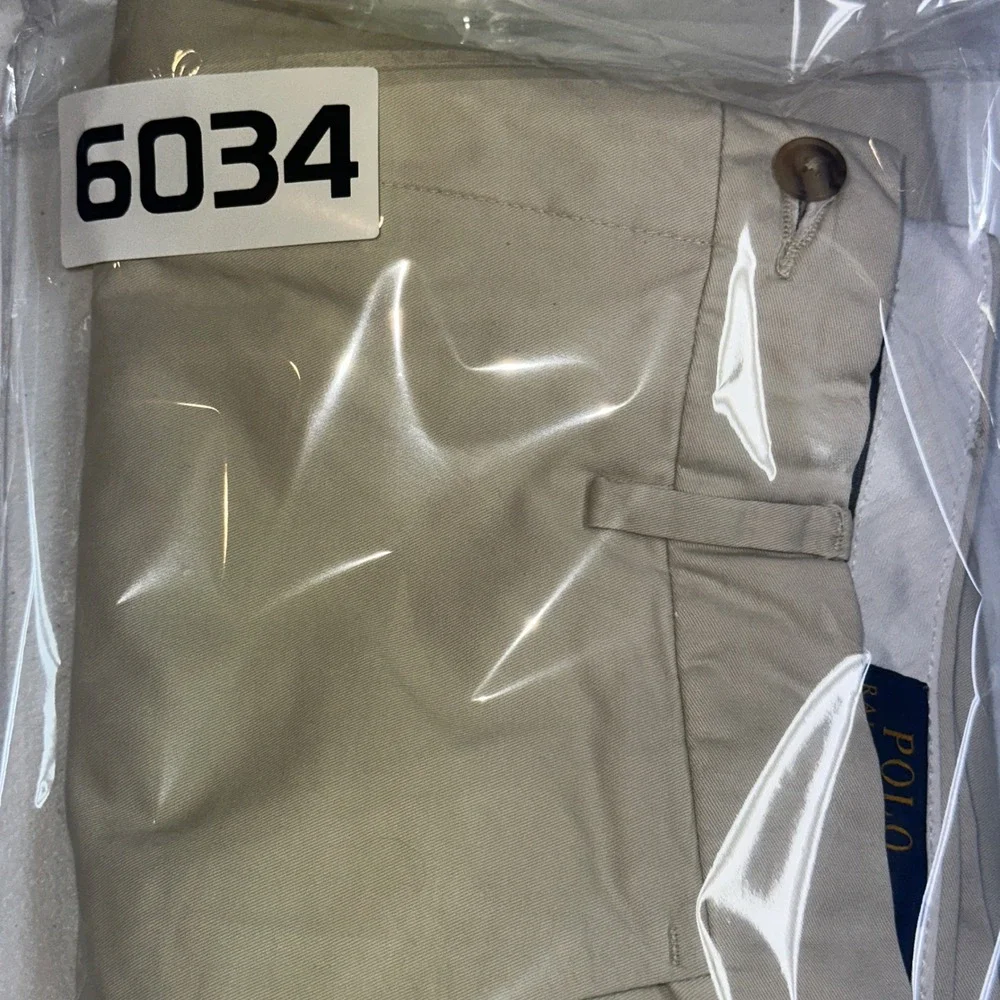 Polo Ralph Lauren Stretch Classic Fit Chino Shorts Mens 32 Khaki Tan Beige 9